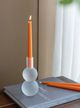 A & B Home Orange Unscented Soy Wax Taper-4
