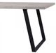 Armen Living Coronado Cement Gray Dining Table-4