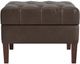 Bassett® Furniture Customizable Dover Leather Medium Rectangle Ottoman-1