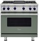 Viking® 7 Series 36" Eucalyptus Pro Style Liquid Propane Gas Range with Griddle-0