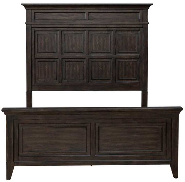 Liberty Furniture Paradise Valley Saddle Brown Queen Panel Bed-2