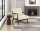 Homelegance® Twill Beige/Brown Accent Chair-1
