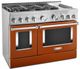 KitchenAid® 48" Scorched Orange Smart Pro Style Gas Range with Griddle-3