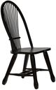 Liberty Furniture Treasures Black Sheaf Back Side Chair-2