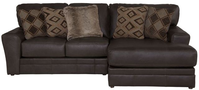 Jackson Furniture Denali 2-Piece Chocolate Right-Arm Facing Loveseat Sectional and Chaise-1