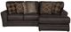 Jackson Furniture Denali 2-Piece Chocolate Right-Arm Facing Loveseat Sectional and Chaise-1