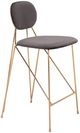 Zuo® Modern Georges Gold/Gray Counter Stool-0