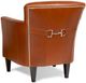 Campio Furniture Legacy Leather Banks Dark Orange Chair-1
