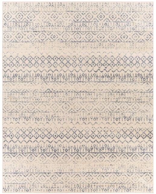Surya City Light Beige/Blue 4'x6' Area Rug-1
