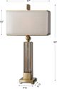 Uttermost® Caecilia Light Amber Table Lamp-2