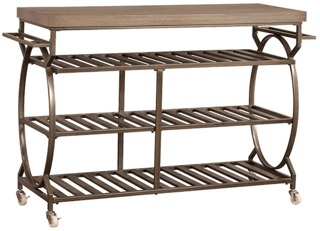 HH2 Home Paddock Brown Kitchen Cart-0