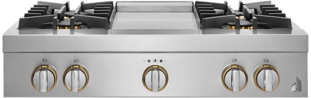 JennAir® RISE™ 36" Stainless Steel Natural Gas Rangetop-0