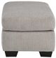 Signature Design by Ashley® Avenal Park Flannel Ottoman-2