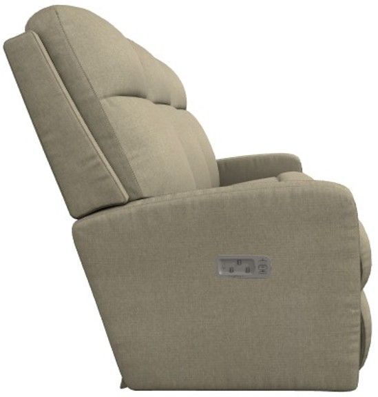 La-Z-Boy® Finley Linen Power Wall Reclining Sofa with Headrest and Lumbar-3