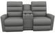 La-Z-Boy® Liam Granite Power Wall Reclining Loveseat with Console and Headrest-1