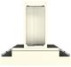 Vent-A-Hood® 36" Biscuit Contemporary Wall Mount Range Hood-2