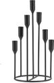 A & B Home Black Candle Holder-1