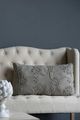 A & B Home Jacek Gray 16"x25" Embroidered Pillow-2