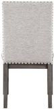 Homelegance® Gresham Gray Side Chair-3