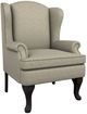 Best® Home Furnishings Customizable Sylvia Espresso Wing Back Chair-0