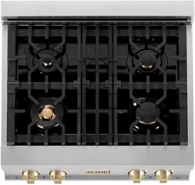 ZLINE Autograph Edition 30" Stainless Steel Gas Rangetop-2