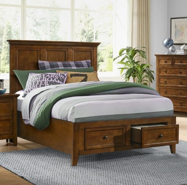 Intercon San Mateo Tuscan Youth Full Storage Panel Bed-1