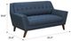 Emerald Home Binetti Navy Peacock Loveseat-2