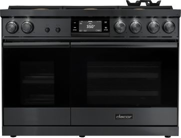 Dacor® 48" Graphite Stainless Pro Style Dual Fuel Range-2