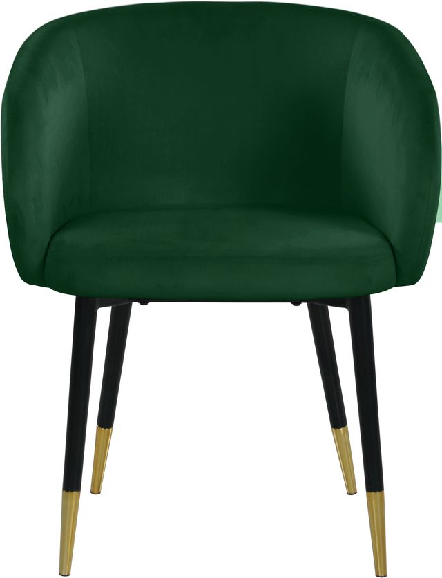 Meridian Furniture Louise Green Velvet Dining Chair-3