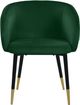 Meridian Furniture Louise Green Velvet Dining Chair-3