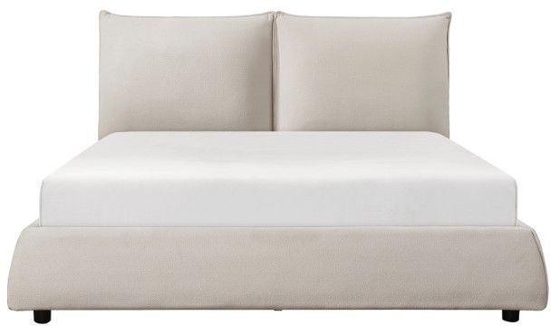 Homelegance® Linna Beige California King Platform Bed-2