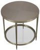 Fairfield® Libby Langdon Smoke End Table with Champagne Base-3