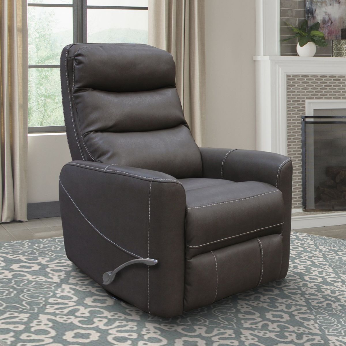 Parker House Hercules Haze Manual Swivel Glider Recliner Jarons Furniture Outlet Bordentown and Lumberton NJ