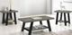 Titus Furniture 3-Piece Two-Tone Concrete Coffee/End Table Set-0
