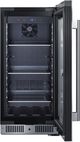Summit® 15" 2.6 Cu. Ft. Stainless Steel Built-In Beverage Center-1