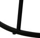 Armen Living Motion Brown Top Dining Table with Black Base-4