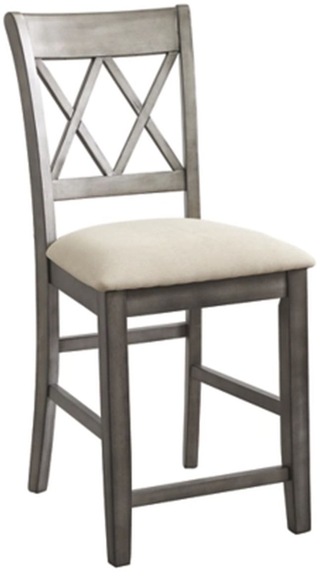 Signature Design by Ashley® Curranberry Metallic Gray Counter Stool-0