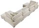 Homelegance® Traverse 4-Piece Beige U-Shape Sectional with Reversible Chaise-4