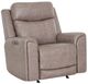 Franklin™ Argent Duvall Greige Fabric Power Rocker Recliner-0