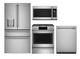 GECAFE Kitchen 4 Piece Package 356 CVE28DP2NS1-CGS700P2MS1-CDT828P2VS1-CVM517P2RS1-0