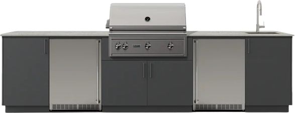 Urban Bonfire® Fresco 36 135" Anthracite Outdoor Kitchen-0