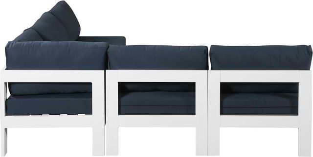 Meridian Furniture Nizuc 5-Piece Navy Outdoor Patio Modular Sectional Set-1