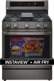 LG 30" PrintProof™ Black Stainless Steel Freestanding Gas Range-4