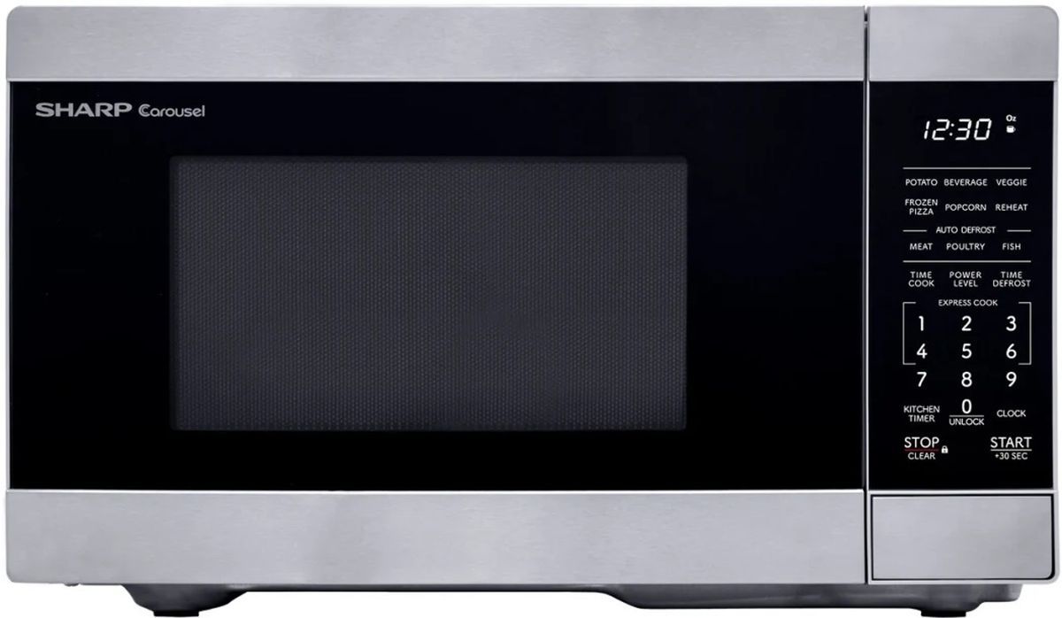 Sharp® 0.9 Cu. Ft. Stainless Steel Countertop Microwave