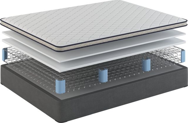 Sherwood® Bedding Essentials® Charming 8" Innerspring Medium Firm Euro Top Full Mattress-2