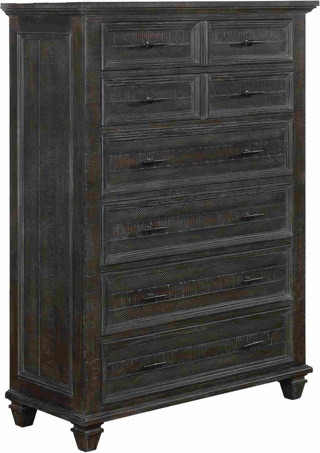 Coaster® Atascadero 5-Piece Weathered Carbon Queen Storage Bedroom Set-3