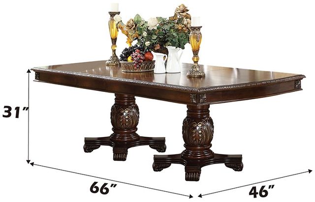 ACME Furniture Chateau De Ville Espresso 2-Leaves Extendable Dining Table-2