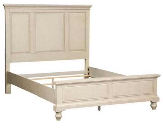 Liberty Furniture High Country 4-Piece Antique White Queen Panel Bedroom Set-1