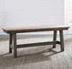 Liberty Furniture Lindsey Farm Gray/Sandstone Dining Bench-1