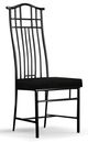 Stylecraft Macau Black Metal Chair -0